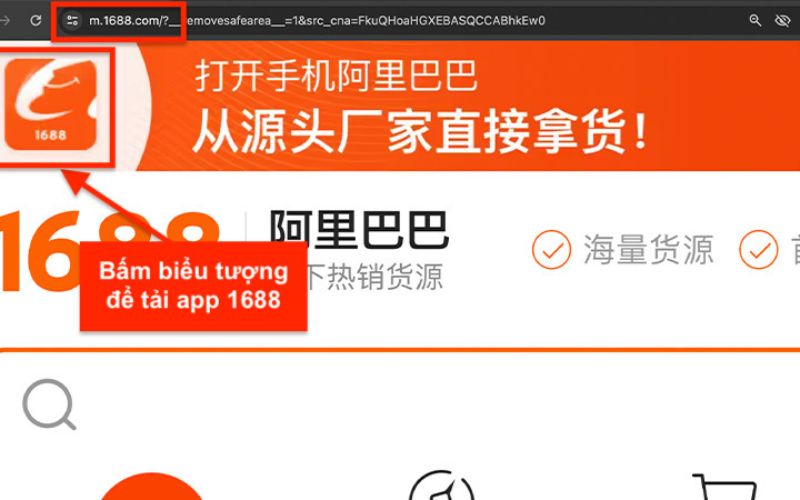 cách tải app 1688 trên PC