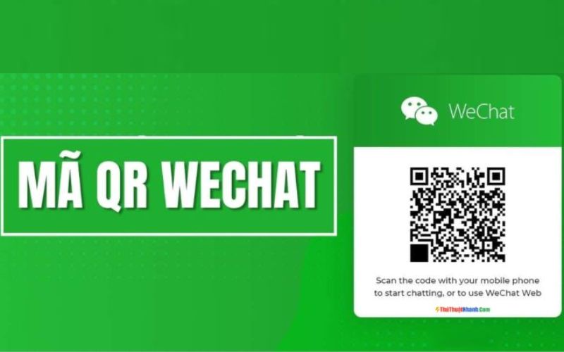 Quét mã QR Code chuyển tiền Wechat